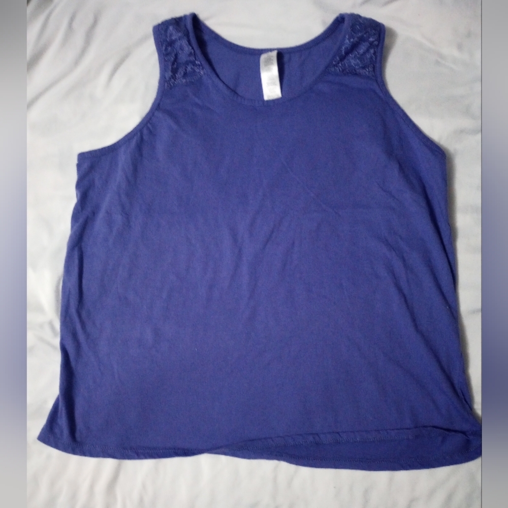 Women's purple tank